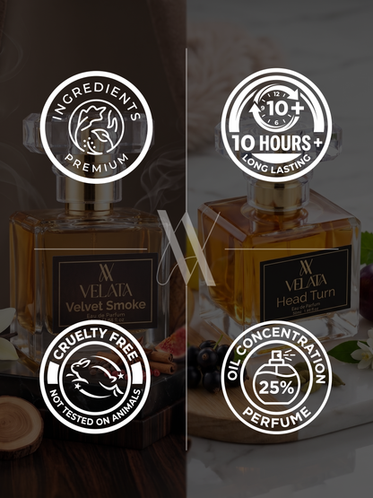 Buy Head Turn & Velvet Smoke Perfume Combo For men - 50ML